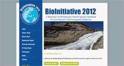 Desktop Screenshot of bioinitiative.org